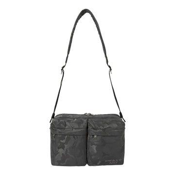 CAMOUFLAGE SQUARE CROSS BAG KHAKI