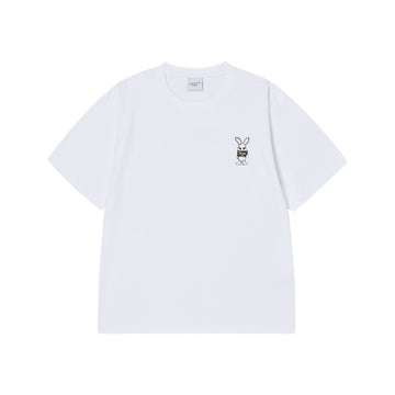 MUGSHOT ALIEN SHORT SLEEVE T-SHIRT WHITE