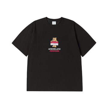 ADLV BEAR FOR INDONESIA SHORT SLEEVE T-SHIRT BLACK