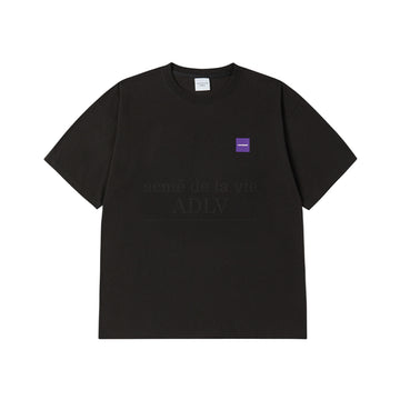 BOLD BOX LOGO SHORT SLEEVE T-SHIRT BLACK