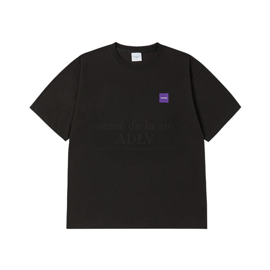 BOLD BOX LOGO SHORT SLEEVE T-SHIRT BLACK