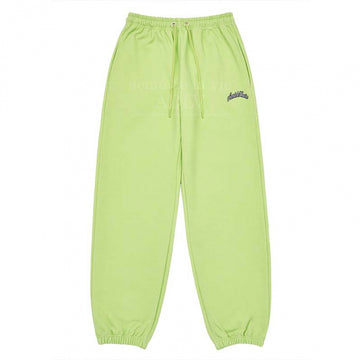 PIGMENT SCRIPT LOGO TRAINING PANTS LIME