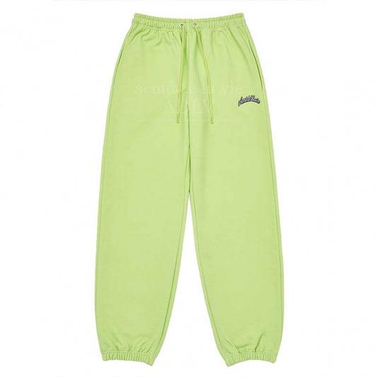 PIGMENT SCRIPT LOGO TRAINING PANTS LIME