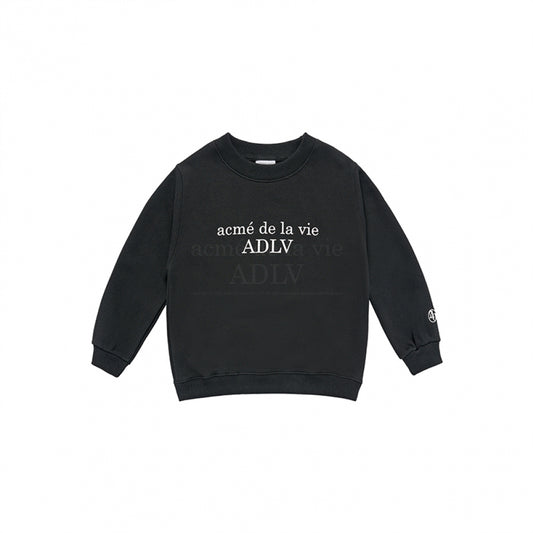 KIDS BASIC LOGO SWEATSHIRT BLACK