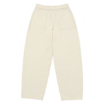 [acmé de la vie X HOSHI] OVERSIZE SET UP KNIT PANTS CREAM