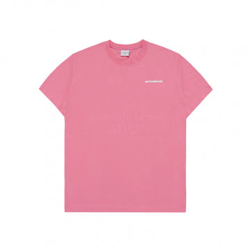 BOLD FONT LOGO SHORT SLEEVE T-SHIRT (OVERSEAS EXCLUSIVE) PINK