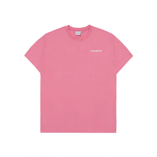 BOLD FONT LOGO SHORT SLEEVE T-SHIRT (OVERSEAS EXCLUSIVE) PINK