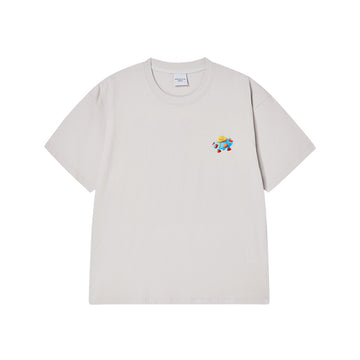 CLAY ALIEN SHORT SLEEVE T-SHIRT LIGHT GRAY