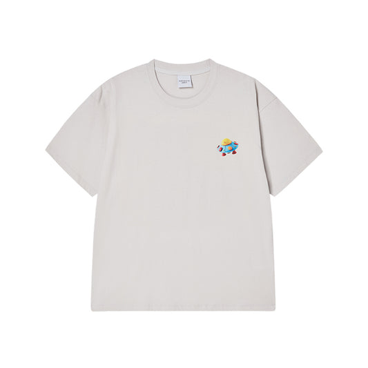CLAY ALIEN SHORT SLEEVE T-SHIRT LIGHT GRAY