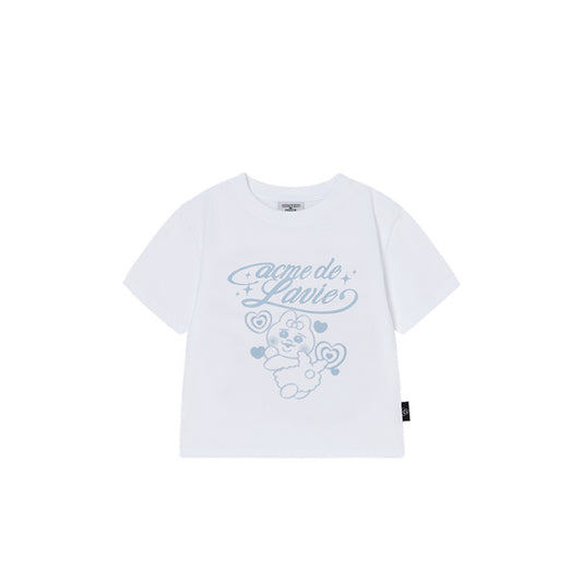 OPANCHU USAGI X ADLV WOMAN OPANCHU CROP SHORT SLEEVE T-SHIRT WHITE