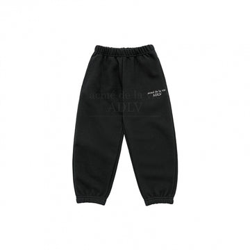 KIDS BASIC LOGO PANTS BLACK