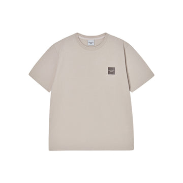 BOX BASIC LOGO SHORT SLEEVE T-SHIRT ESSENTIAL BEIGE