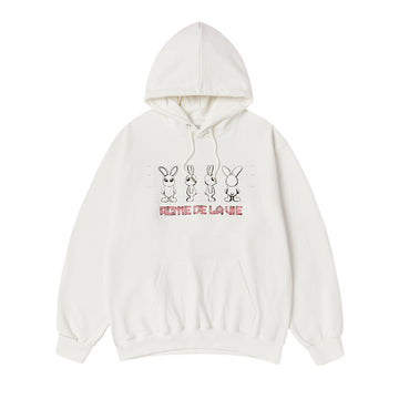MUGSHOT ALIEN HOODIE CREAM