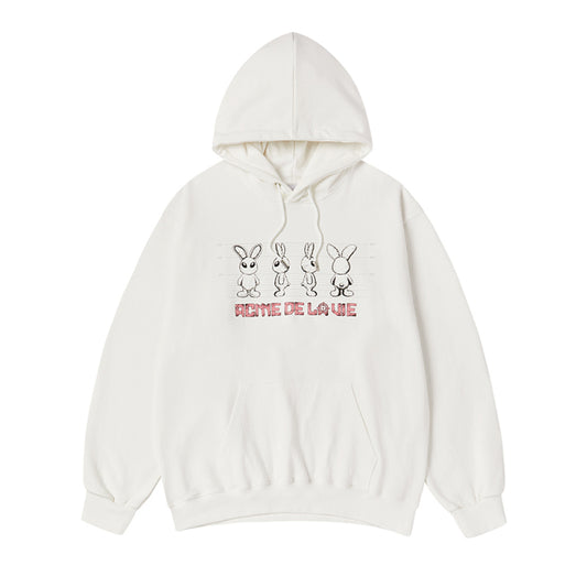 MUGSHOT ALIEN HOODIE CREAM