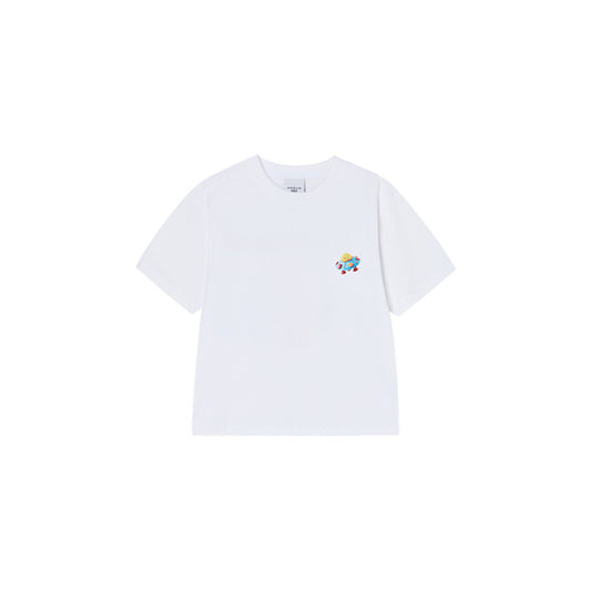 KIDS CLAY ALIEN SHORT SLEEVE T-SHIRT WHITE