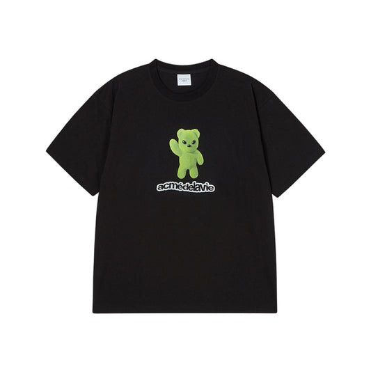 ALIEN BEAR SHORT SLEEVE T-SHIRT BLACK